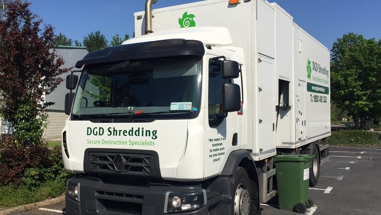 DGD Shredding truck