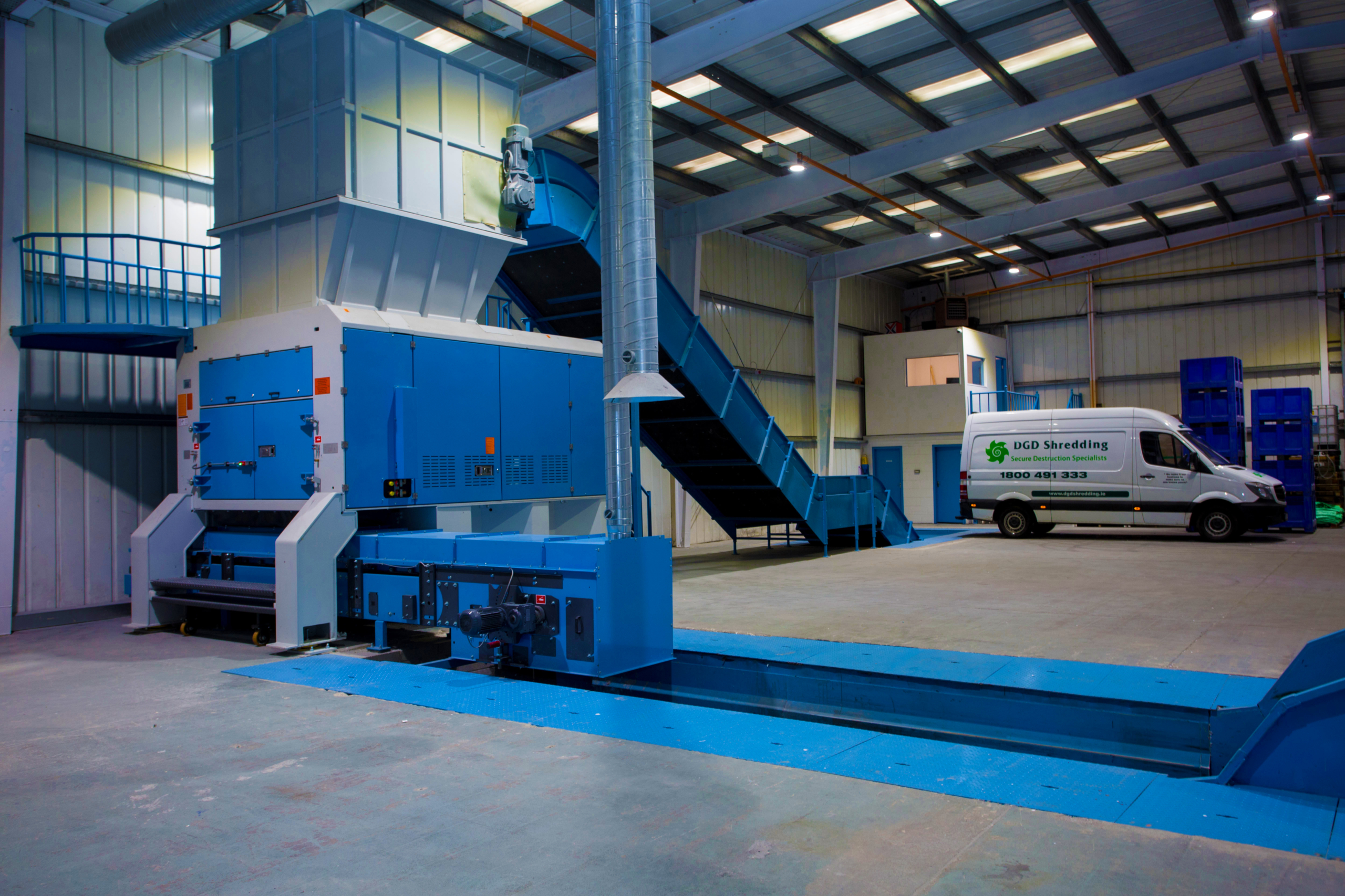 DGD Shredding Shredding Facility Limerick - Destruction Floor 1